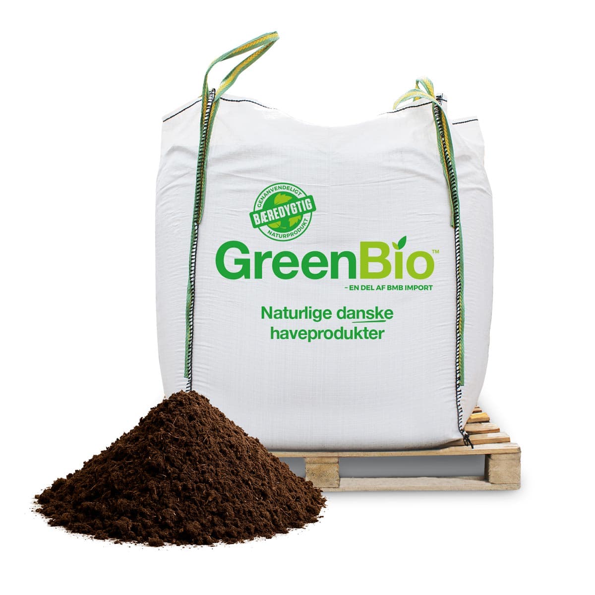 GreenBio naturgødning i bigbag på palle