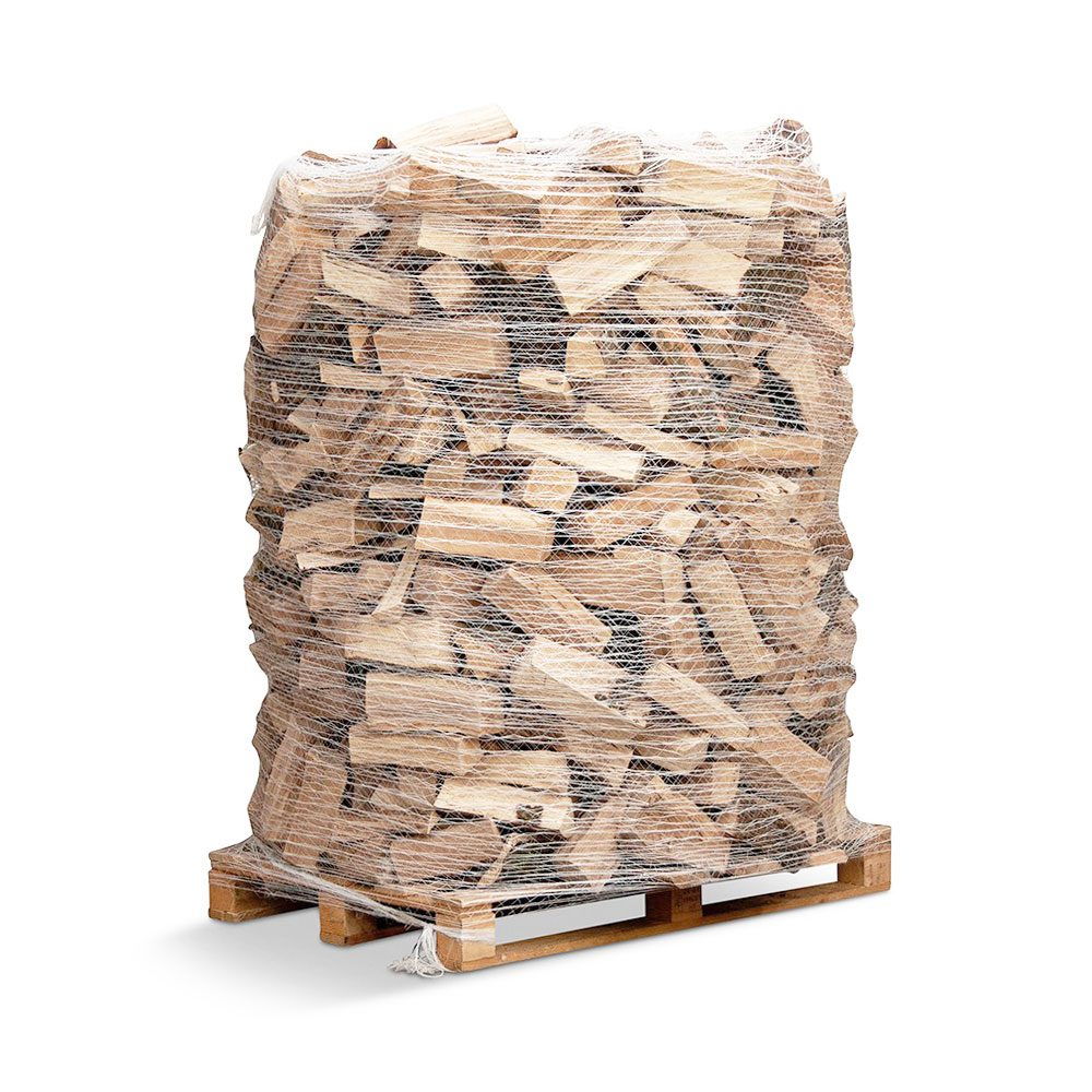 Dansk lufttørret ask i netpalle - 1,15 m3