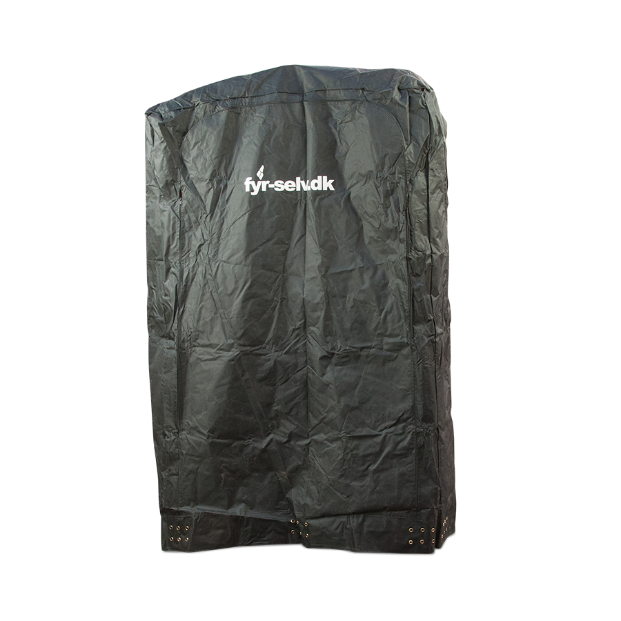 Sort fyr-selvdk beskyttelsesovertræk til grill