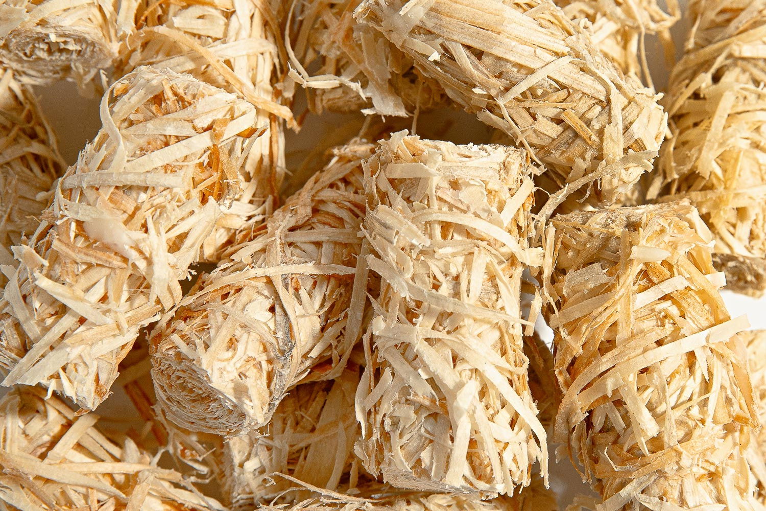 Miljøvenlige træuld optændingspinde til optænding