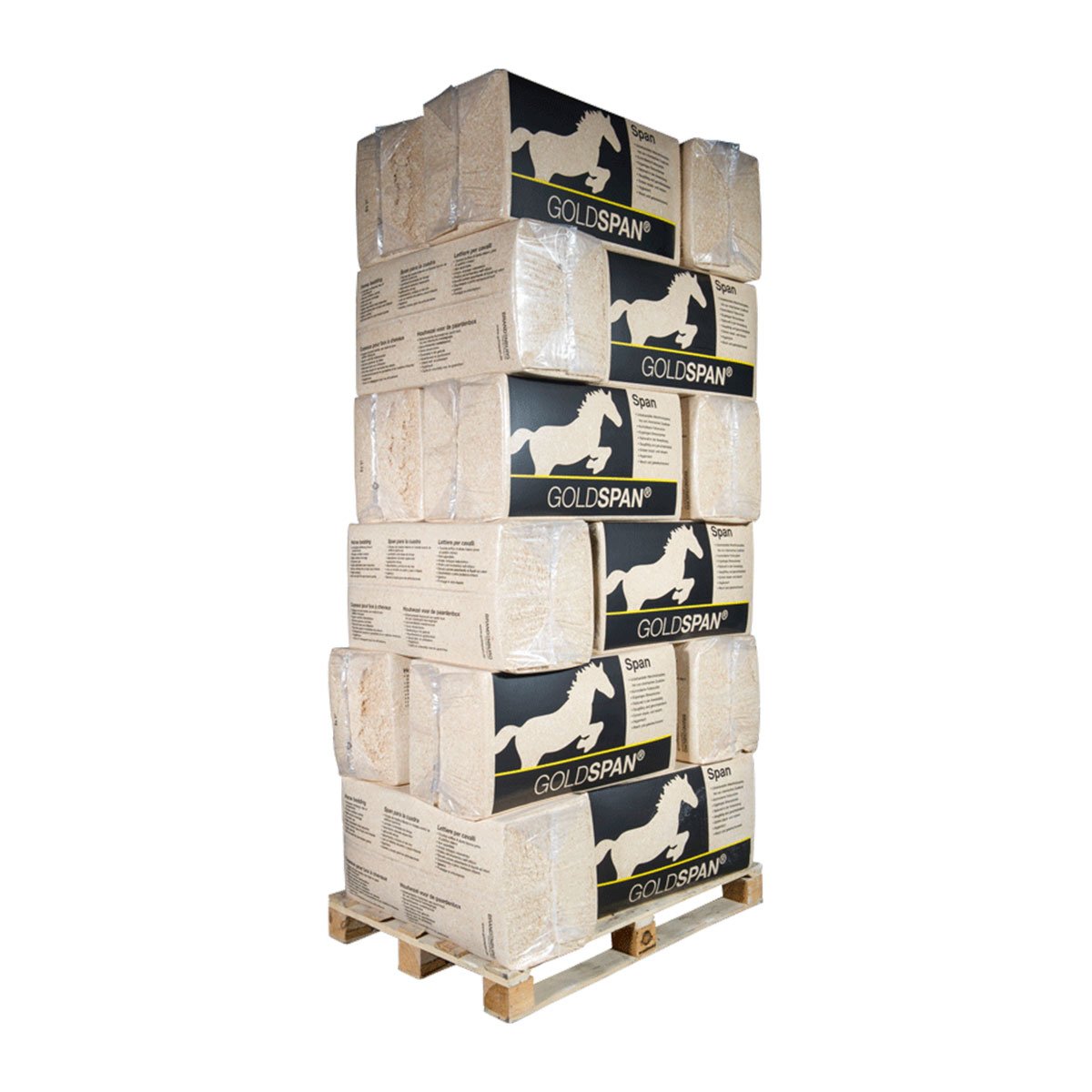 Palle med GOLDSPAN træspåner til hestebokse