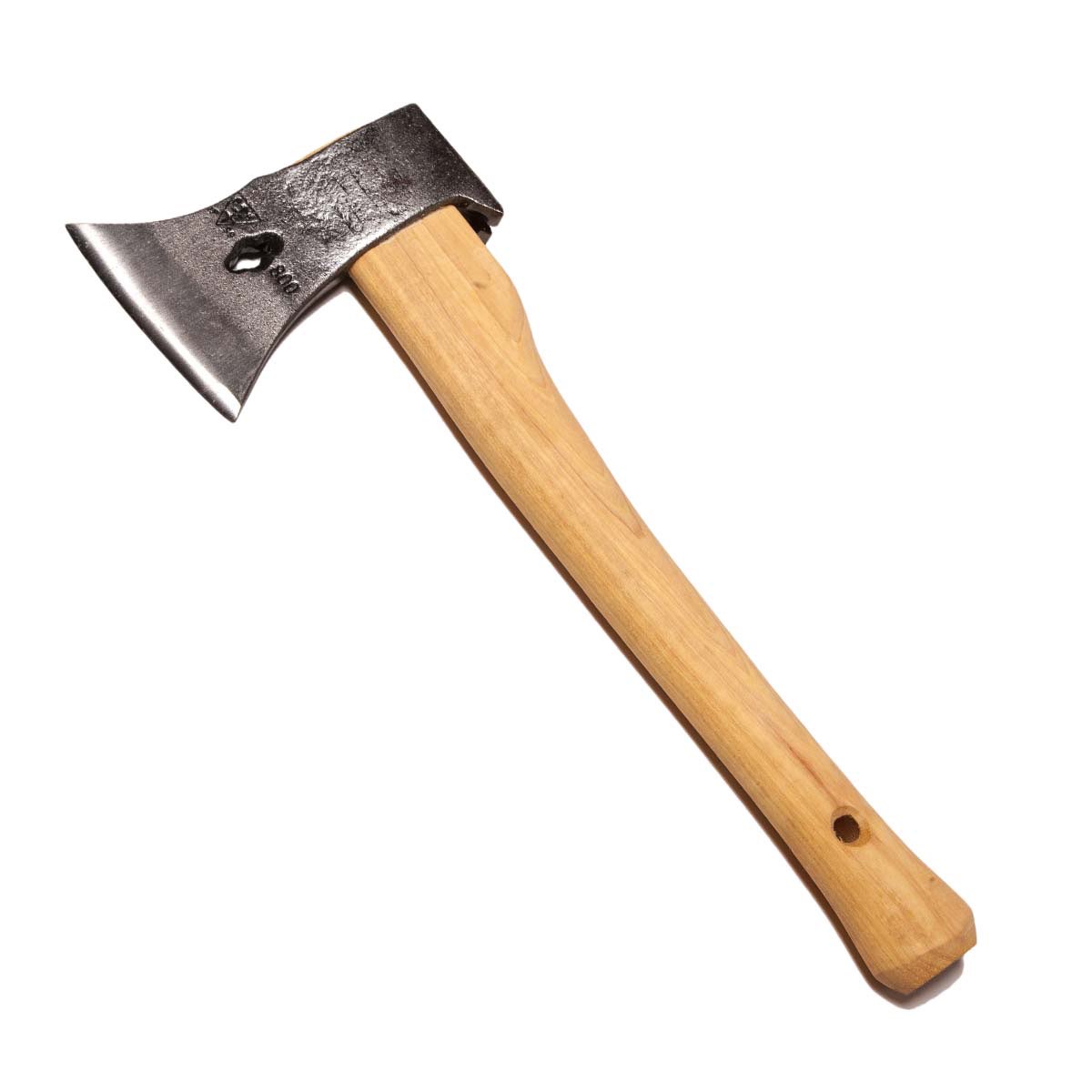 Kompakt håndøkse med træskaft