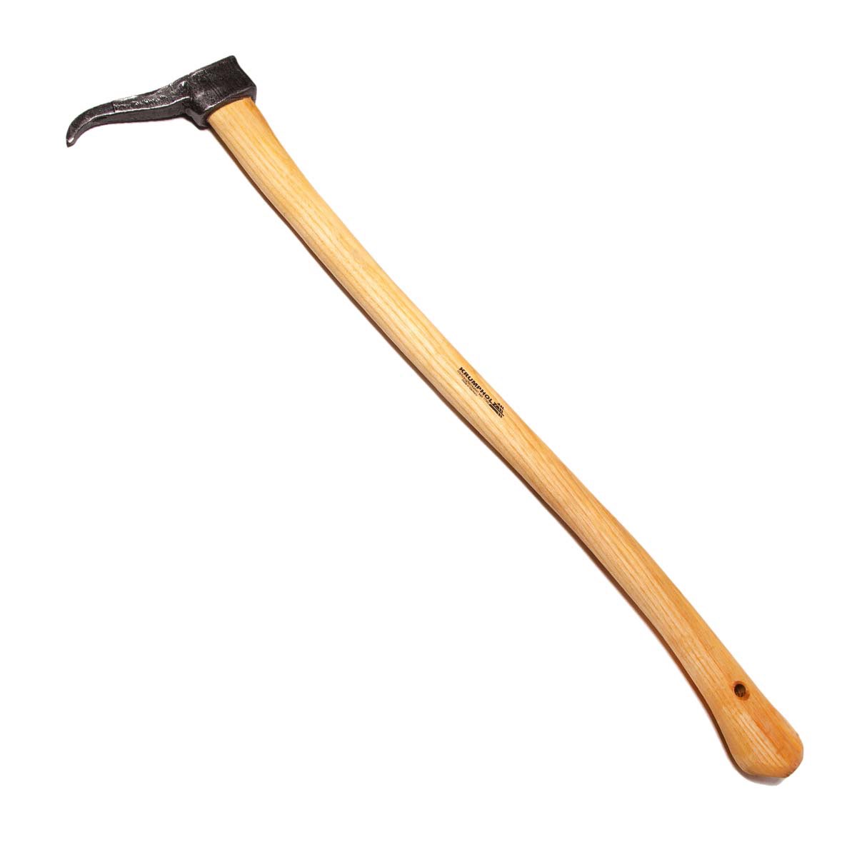 Lang tømmerkrog med træhåndtag til løft af træ