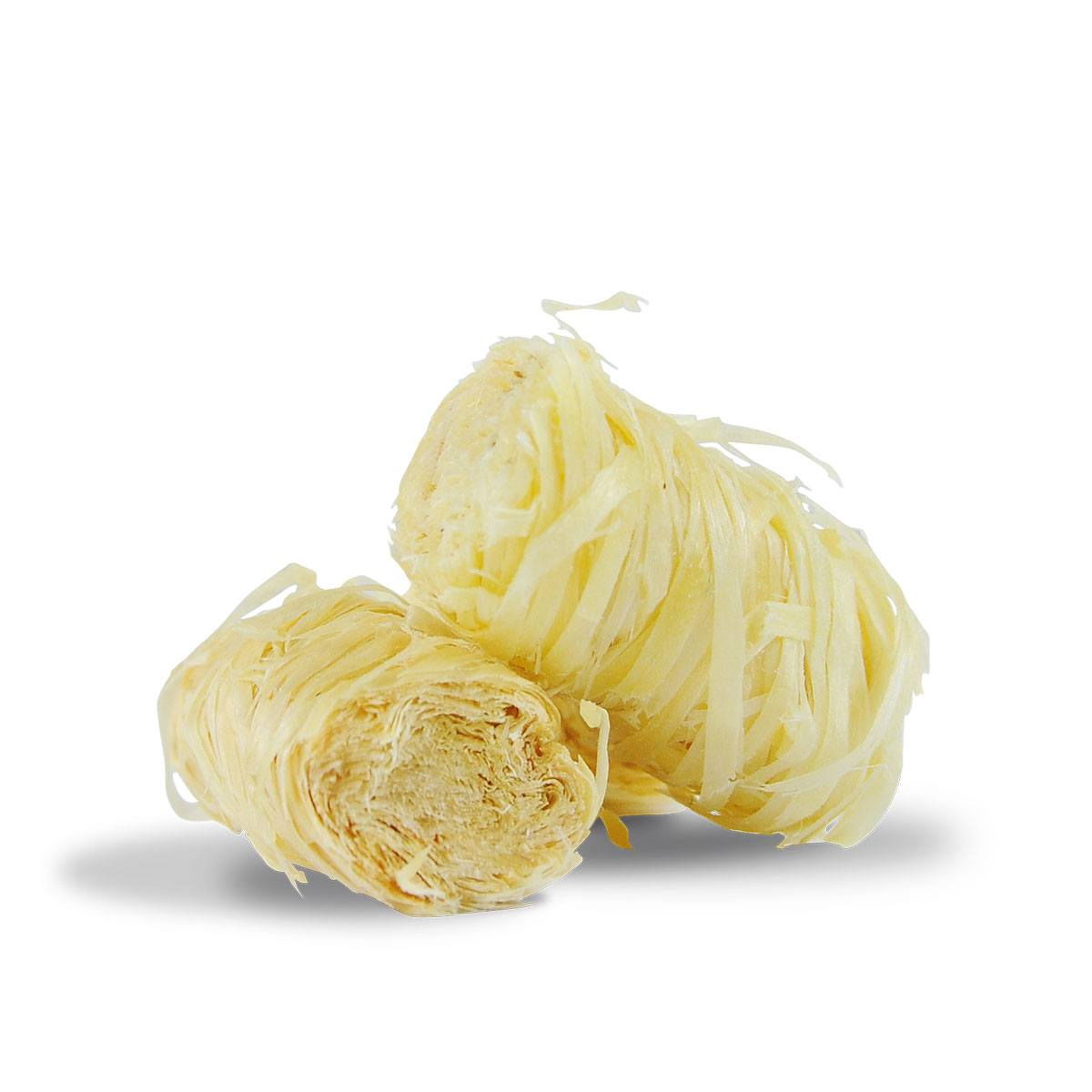 Naturlig tørret kvægrulle som tyggeben til hunde