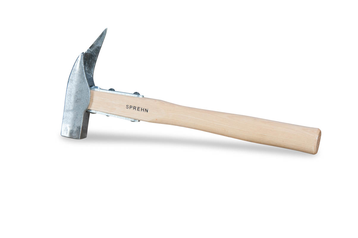 Sprehn taghammer med spids og træskaft